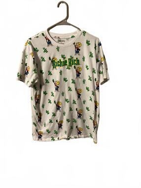 Richie Rich Graphic T-Shirt with Dollar Sign Print